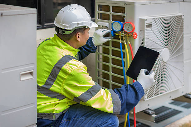 Professional Hvac Maintenance technician working in Highland Mills, NY